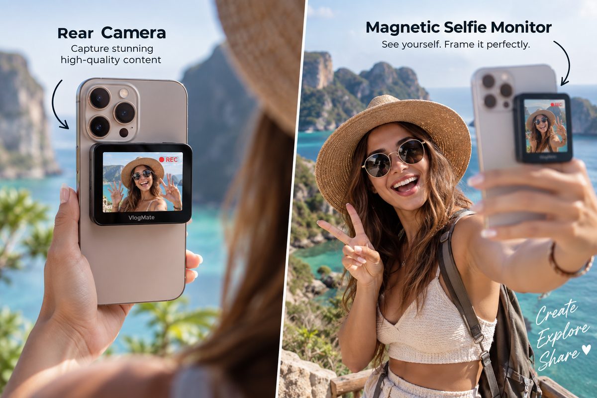 Voltelya™ Magnetic Selfie Monitor